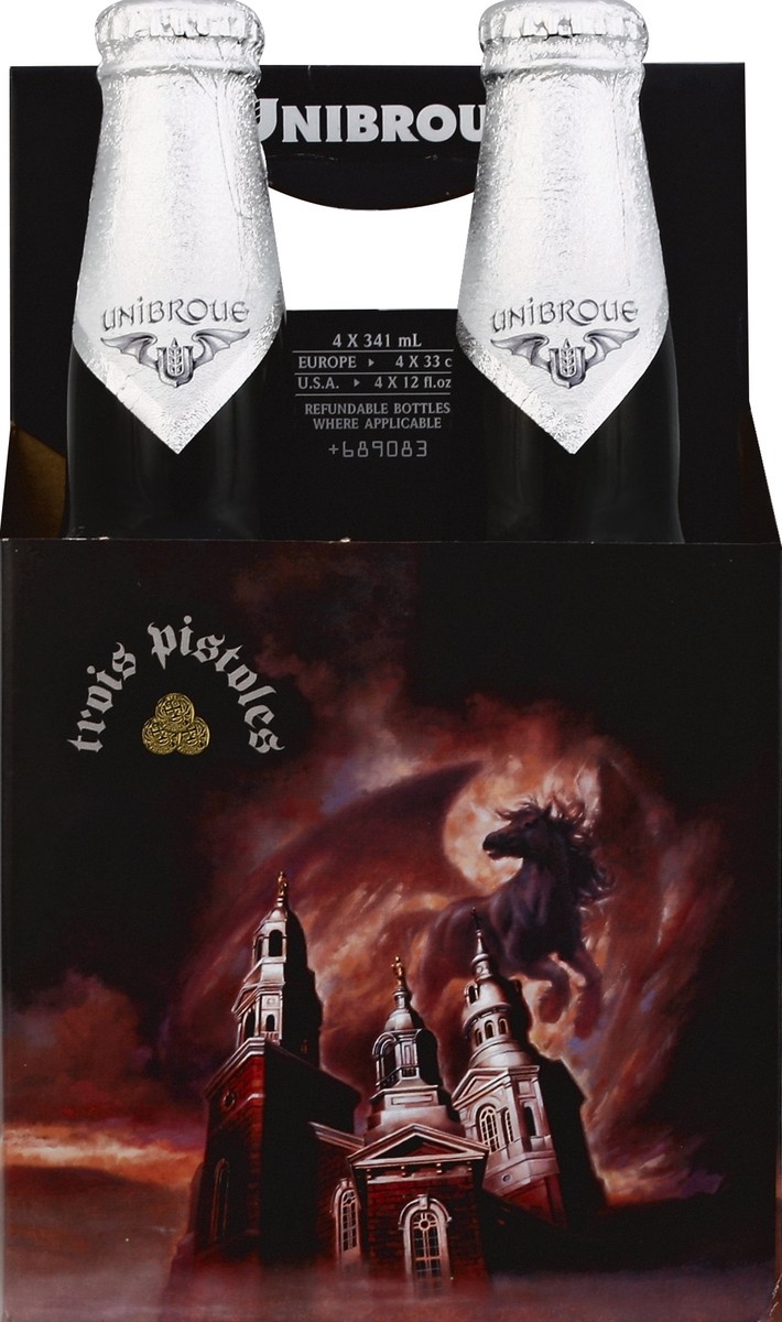 slide 4 of 4, Unibroue Trois Pistoles Beer, 4 ct; 12 fl oz