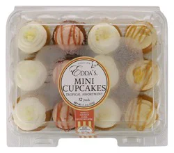Edda's Tropical Assrtd Mini Cupcakes