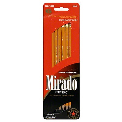 slide 1 of 1, Mirado 100% Premium Cedar No. 2 Pencils - Classic, 6 ct