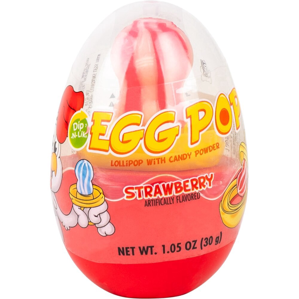 slide 2 of 3, Koko's Egg Pop Dip-N-Lik Candy - Assorted, 1 ct