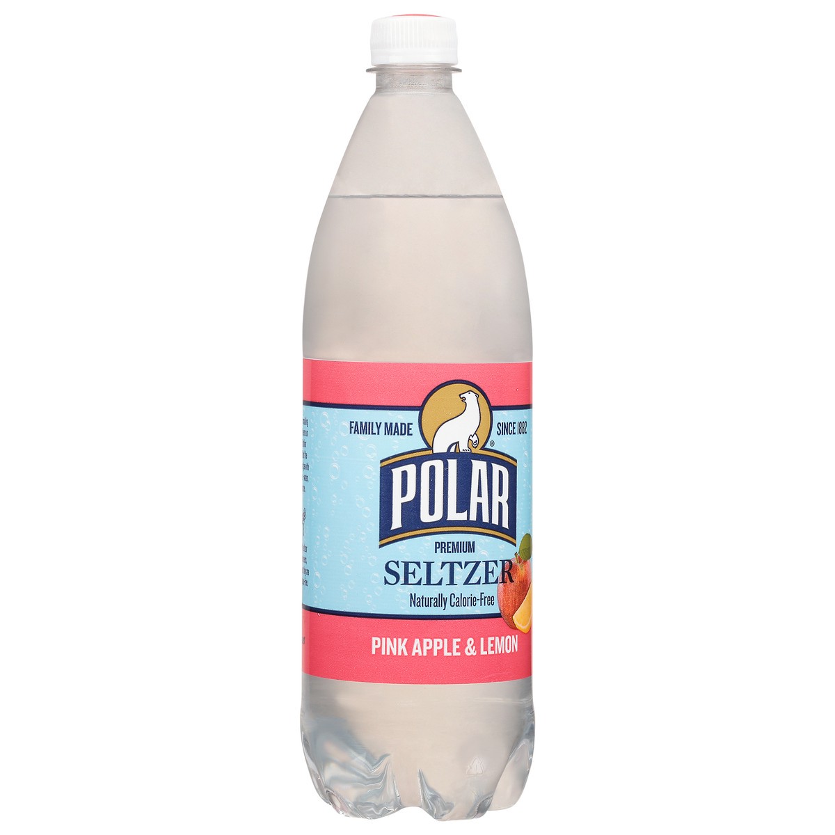 slide 2 of 11, Polar Seltzer Pink Lady Apple Lemon, 33.8 fl oz