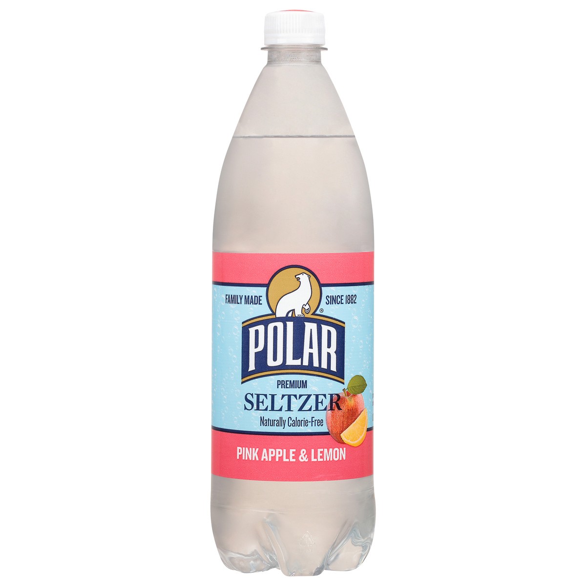 slide 1 of 11, Polar Seltzer Pink Lady Apple Lemon, 33.8 fl oz