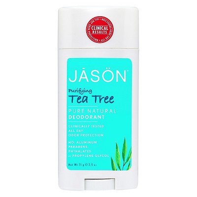 slide 1 of 9, Jason Purifying Tea Tree Deodorant 2.5 oz, 2.5 oz