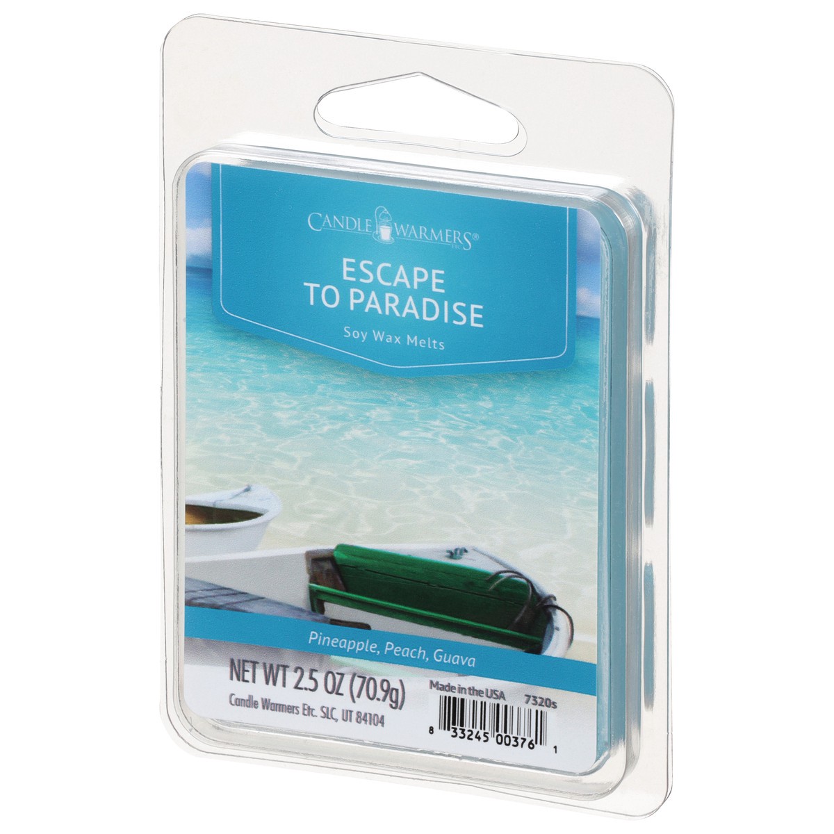 slide 4 of 9, Candle Warmers Escape to Paradise Pineapple/Peach/Guava Soy Wax Melts 2.5 oz, 2.5 oz