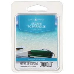 Candle Warmers Escape to Paradise Pineapple/Peach/Guava Soy Wax Melts - 2.5 oz