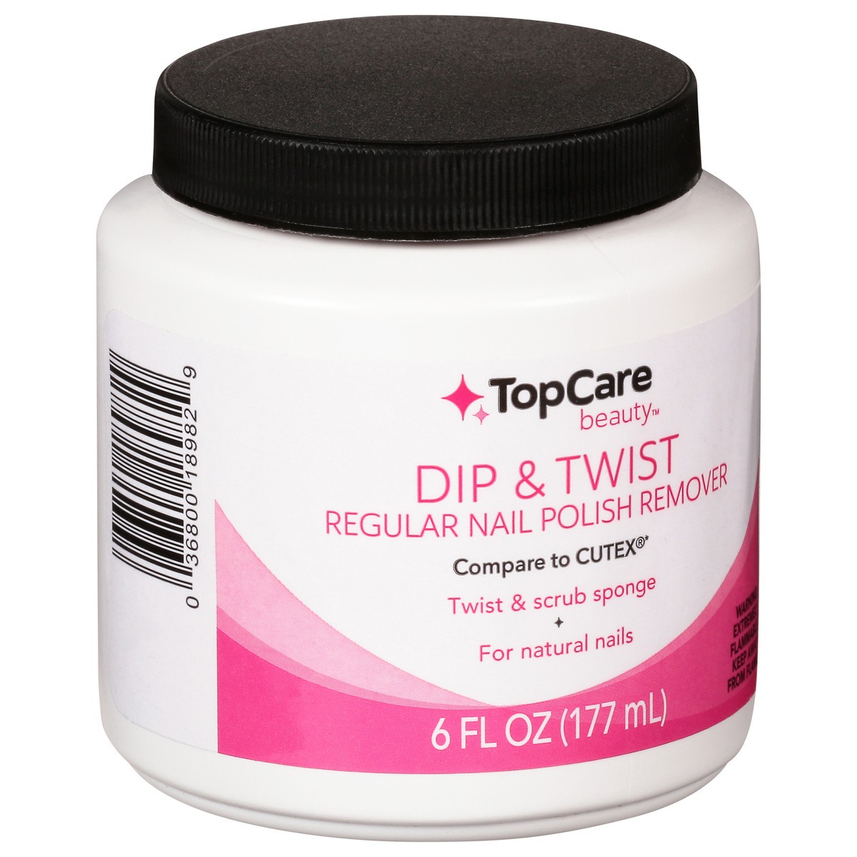 slide 2 of 9, TopCare TOP CARE Topcare Nail Polish Remover, Instant Regular, 6 fl oz