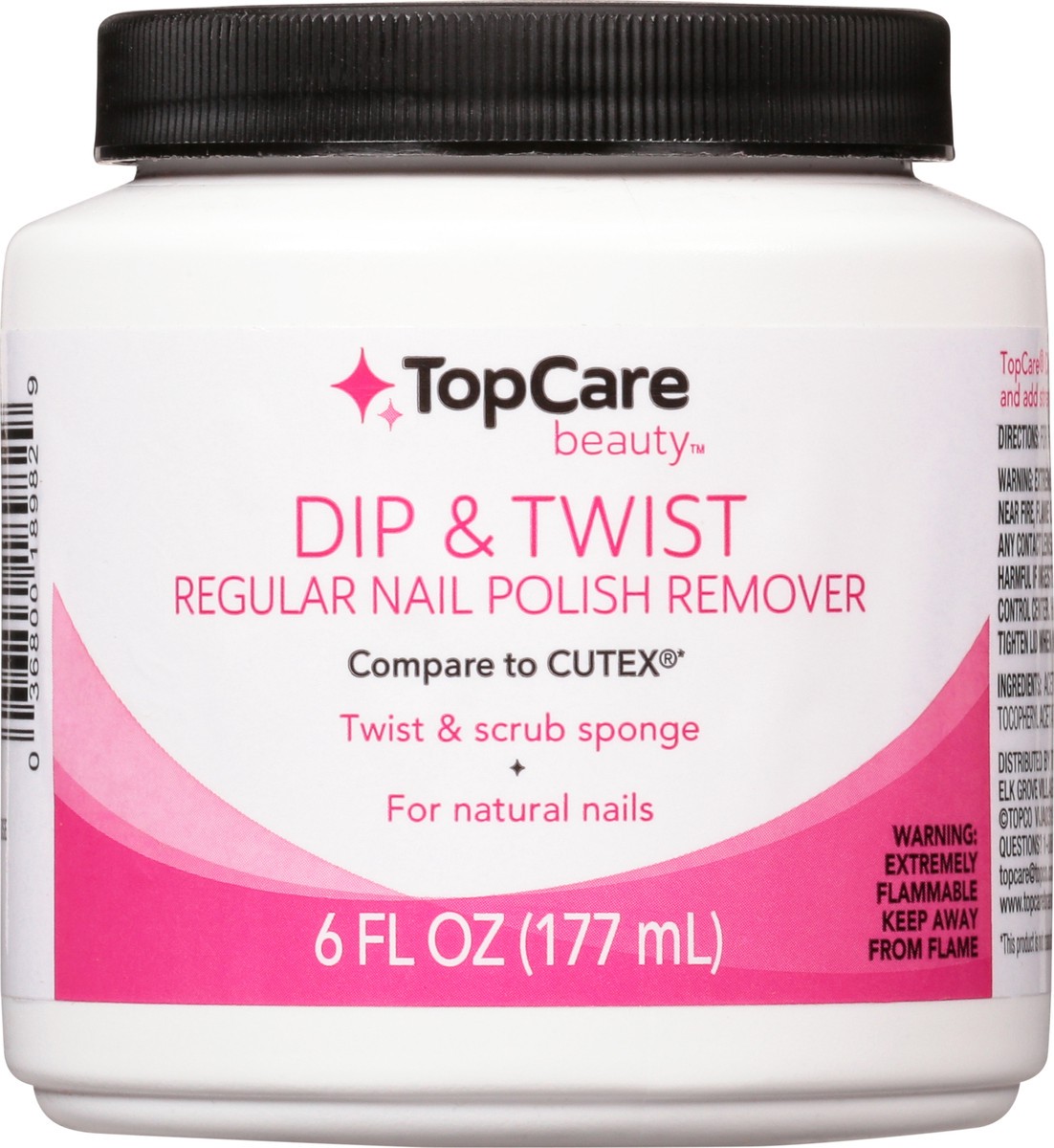 slide 6 of 9, TopCare TOP CARE Topcare Nail Polish Remover, Instant Regular, 6 fl oz