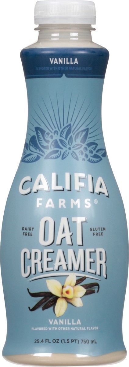 slide 1 of 1, Califia Farms Vanilla Oat Creamer 25.4 fl oz, 25.4 fl oz