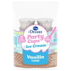 Kroger Deluxe Party Cups Vanilla Ice Cream