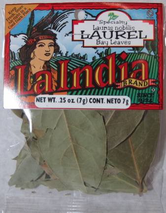 slide 1 of 1, La India Laurel Bay Leaves, 0.25 oz