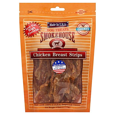 slide 1 of 2, Smokehouse Chicken Breast Strips, 4 oz