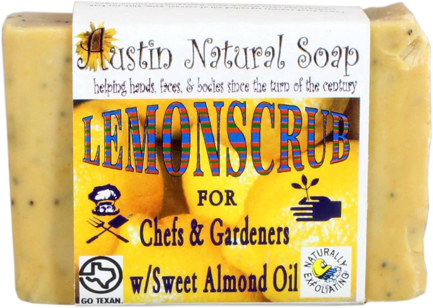 slide 1 of 1, Austin Natural Soap Lemonscrub, 4.5 oz