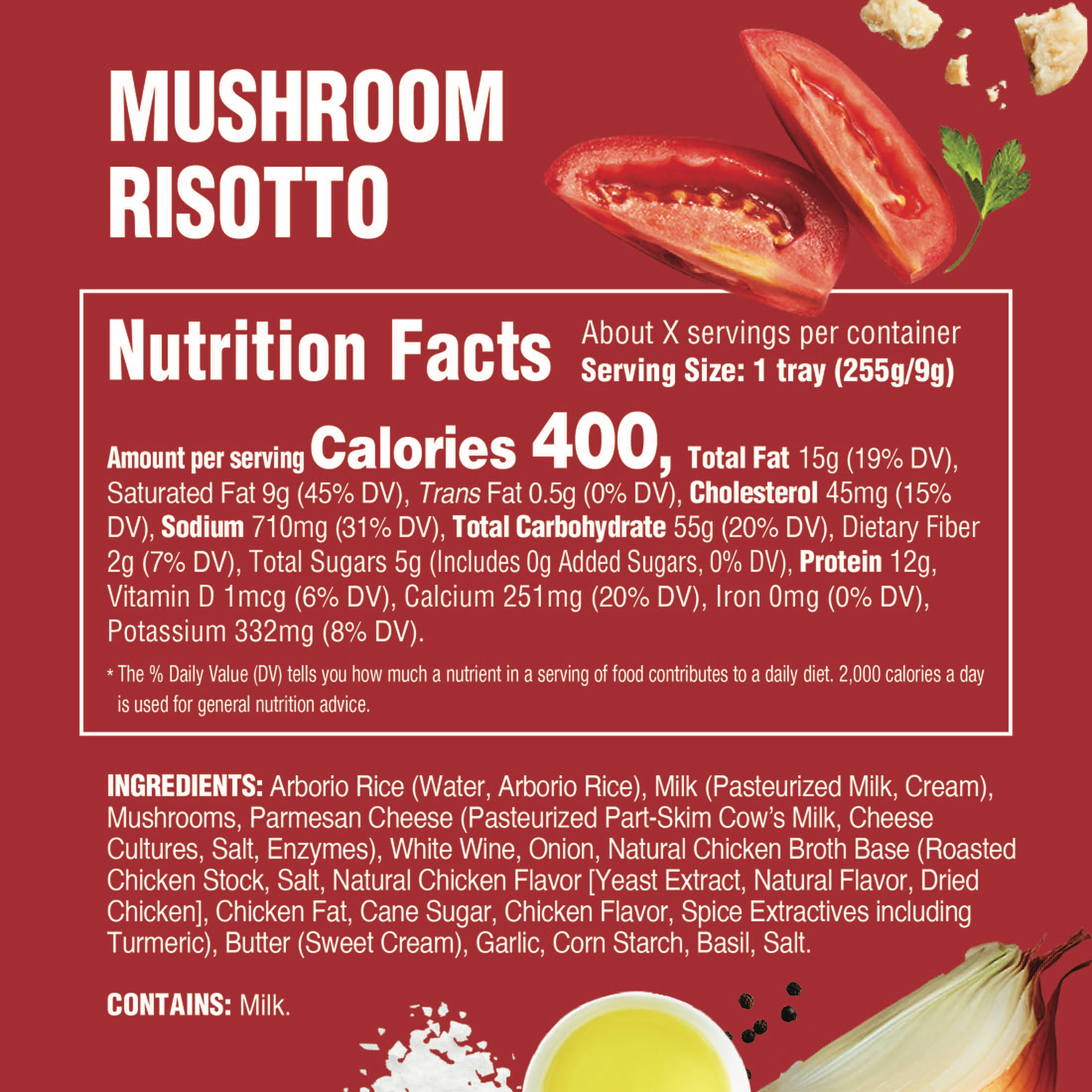 slide 2 of 2, Rao's Homemade Mushroom Risotto 9 oz, 9 oz