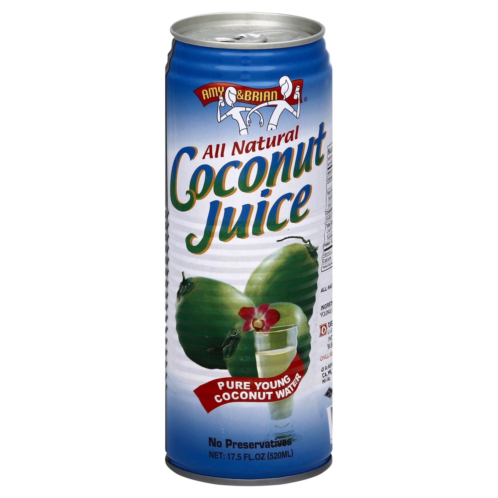 slide 1 of 4, Amy & Brian Juice Coconut Yng No Pulp, 