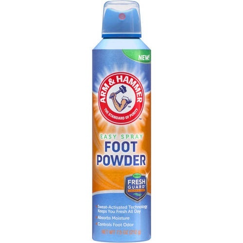 slide 1 of 1, ARM & HAMMER Easy Spray Foot Powder, 7.5 oz