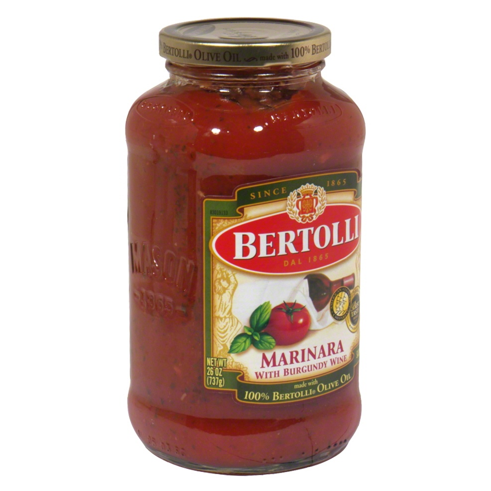 slide 1 of 1, Bertolli Marinara Burgundy - 24 oz, 24 oz