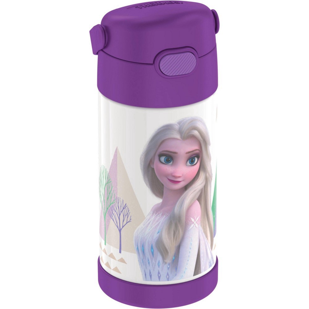 slide 4 of 10, Thermos 12oz FUNtainer Water Bottle with Bail Handle - Purple Frozen 2, 12 oz