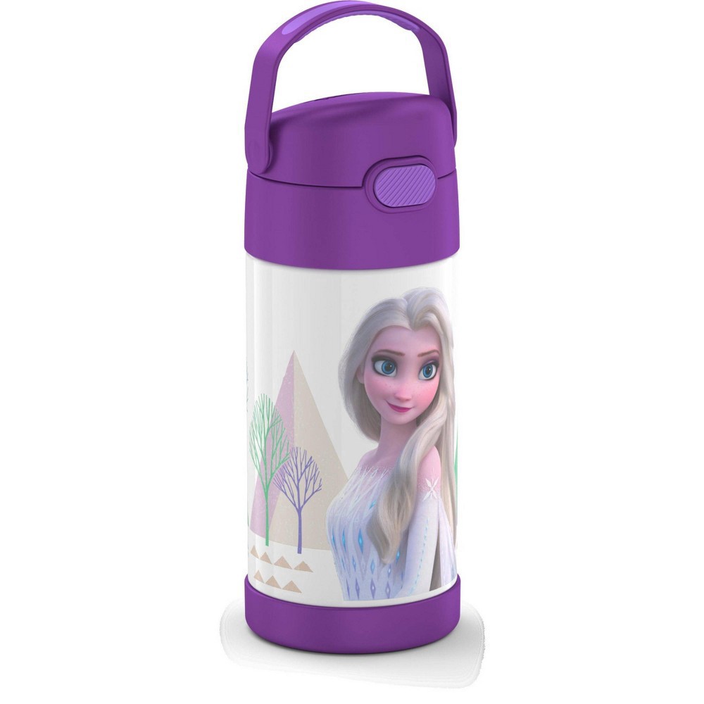 slide 7 of 10, Thermos 12oz FUNtainer Water Bottle with Bail Handle - Purple Frozen 2, 12 oz