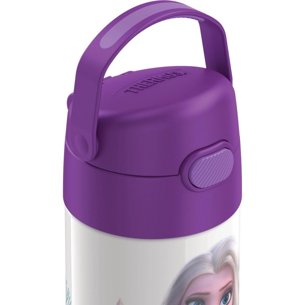 slide 5 of 10, Thermos 12oz FUNtainer Water Bottle with Bail Handle - Purple Frozen 2, 12 oz