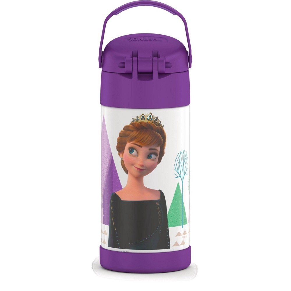 slide 2 of 10, Thermos 12oz FUNtainer Water Bottle with Bail Handle - Purple Frozen 2, 12 oz