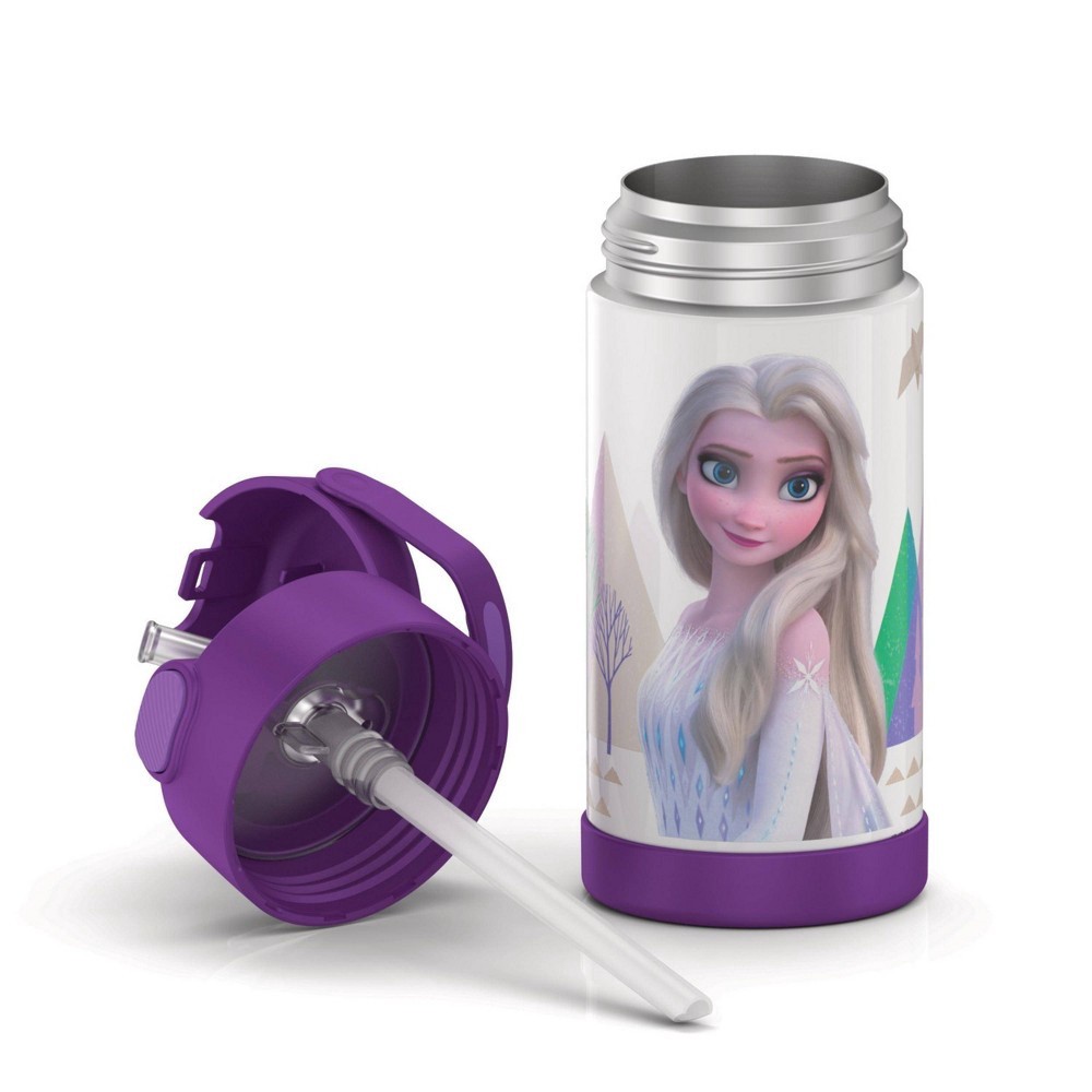 slide 6 of 10, Thermos 12oz FUNtainer Water Bottle with Bail Handle - Purple Frozen 2, 12 oz