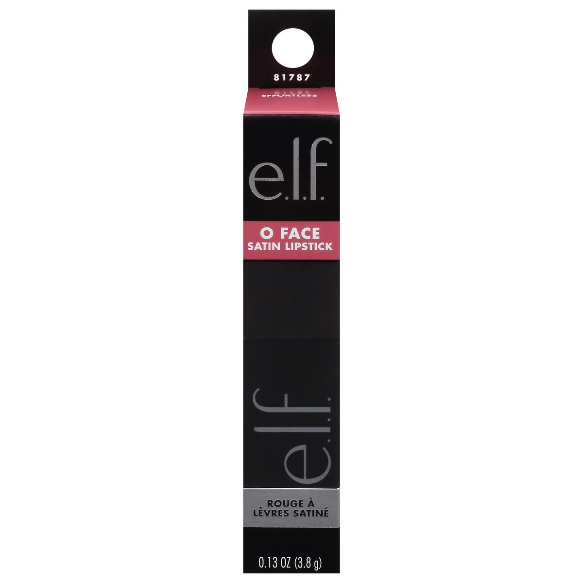 slide 1 of 9, e.l.f. Effortless O Face Satin Lipstick 0.13 oz, 0.13 oz
