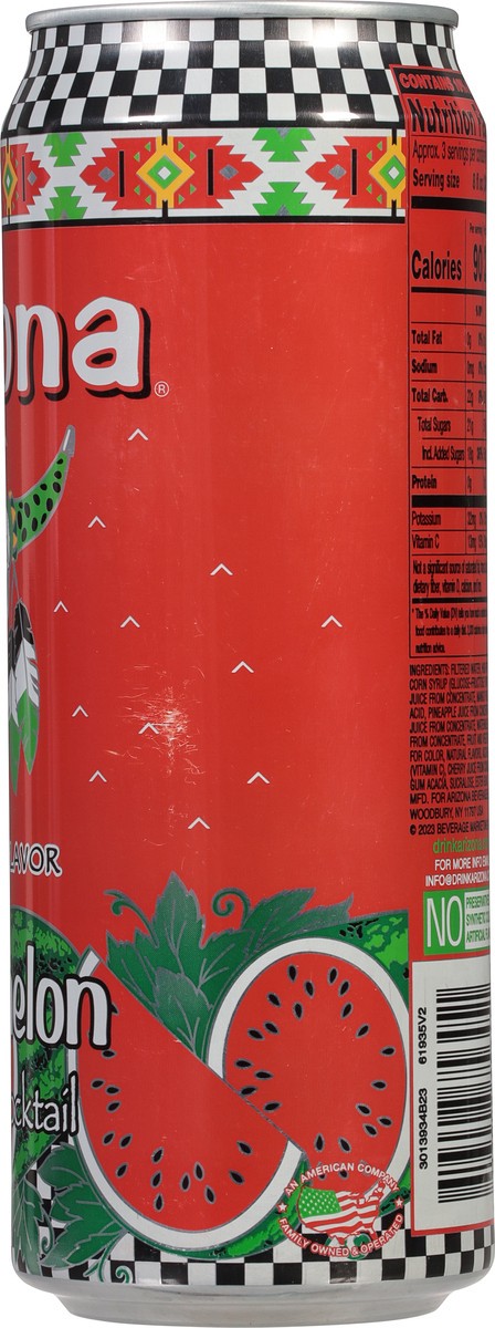 slide 6 of 13, AriZona Watermelon Fruit Juice Cocktail - 22 fl oz, 22 fl oz