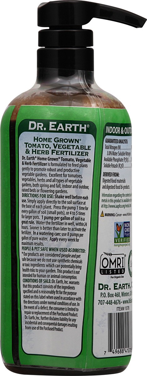 slide 4 of 7, Dr. Earth Plant Food 16 oz, 16 oz