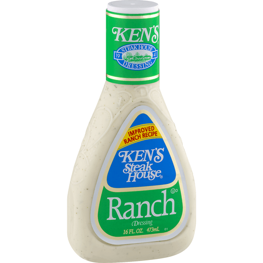 slide 14 of 18, Ken's Steak House Kens Steak House Ranch Salad Dressing, 16 fl oz