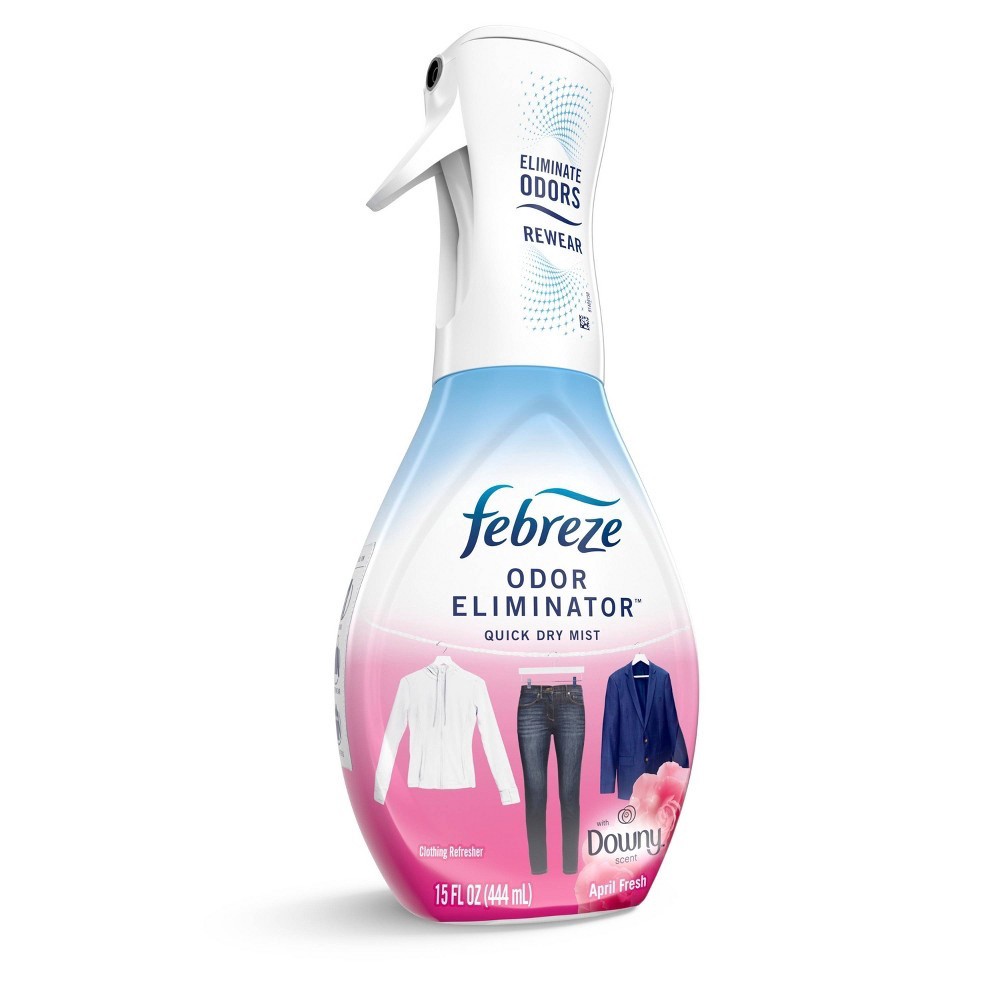 slide 2 of 4, Febreze Clothing Odor Eliminator with Downy April Fresh Scent, 16 oz