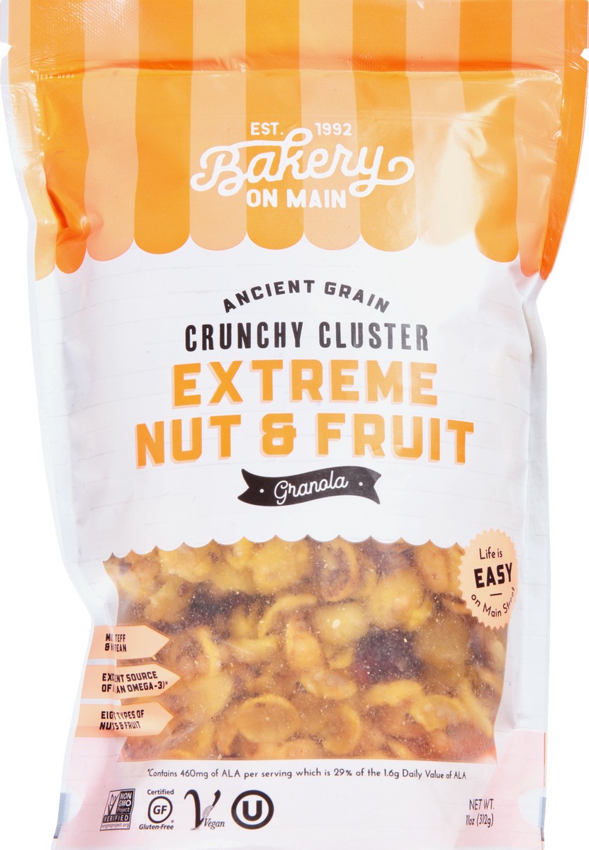 slide 6 of 9, Bakery on Main Crunchy Cluster Extreme Nut & Fruit Granola 11 oz, 11 oz