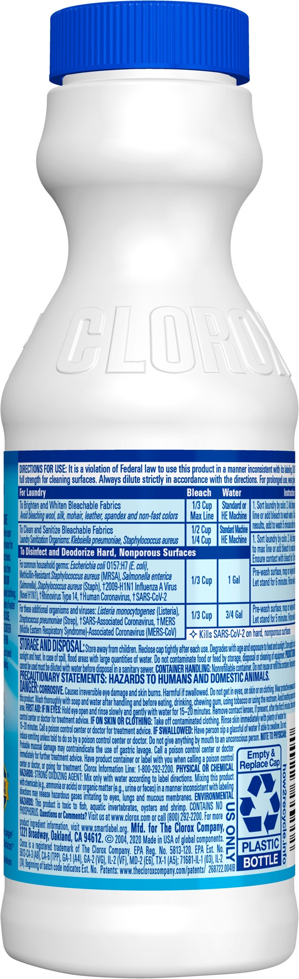 slide 3 of 5, Clorox Disinfecting Bleach 11 oz, 11 fl oz