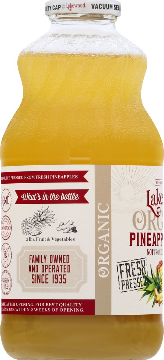 slide 7 of 9, Lakewood Organic Pineapple Ginger 32 oz, 32 oz