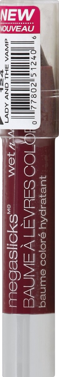 slide 3 of 5, wet n wild Megaslicks Balm Stain, Lady And The Vamp,, 1 ct