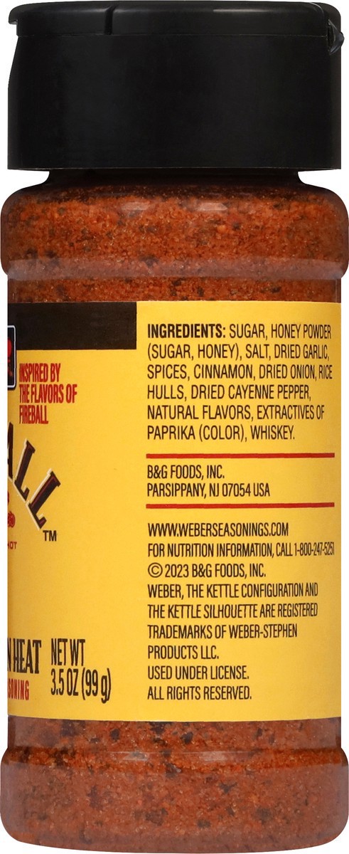 slide 7 of 8, Weber Whiskey Flavored Seasoning, Sweet Cinnamon Heat - 3.5 oz, 3.5 oz