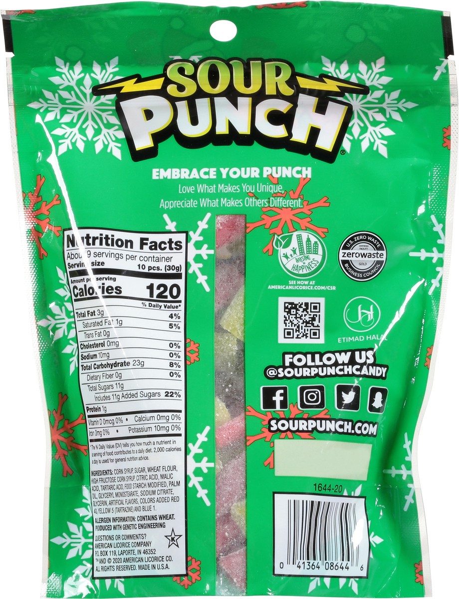 slide 7 of 9, Sour Punch Bites Merry Mix Candy - 9 oz, 9 oz