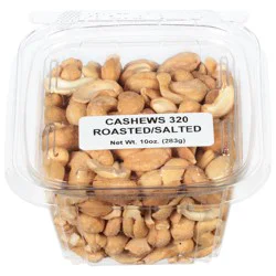 JLM Manufacturing 320 Roasted/Salted Cashews - 10 oz