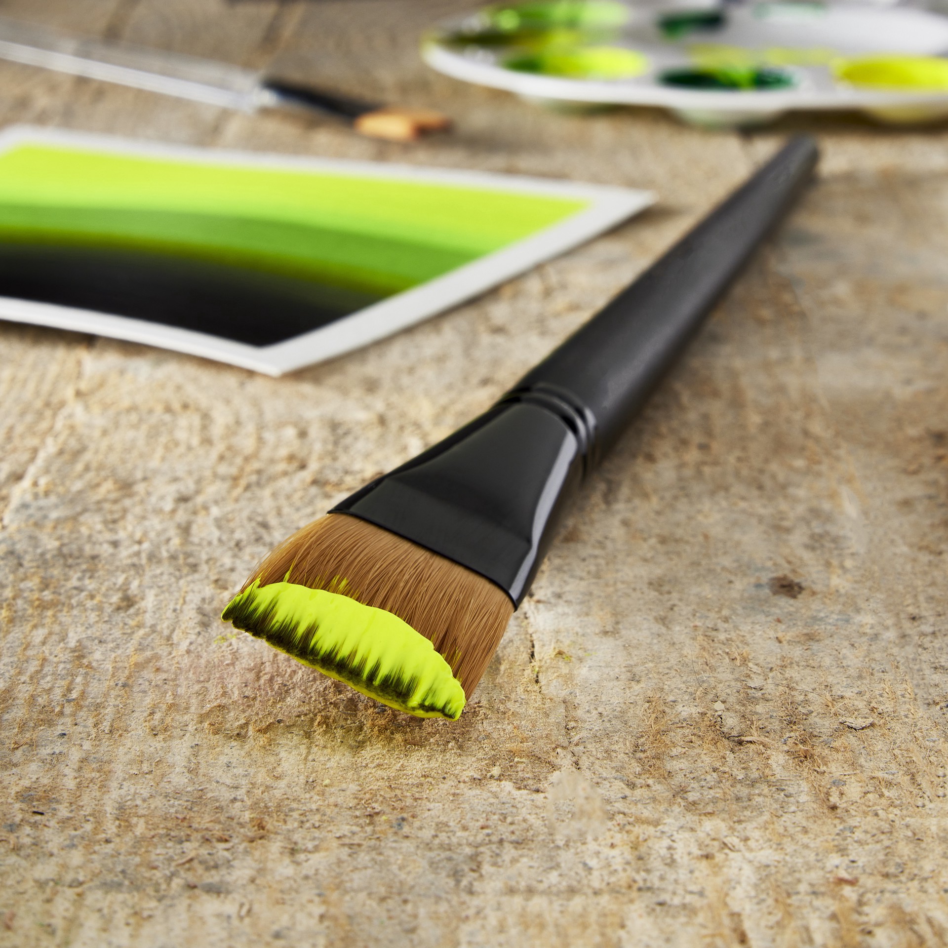 slide 2 of 2, Royal & Langnickel Essentials Long Handle Flat Brush, 1 ct