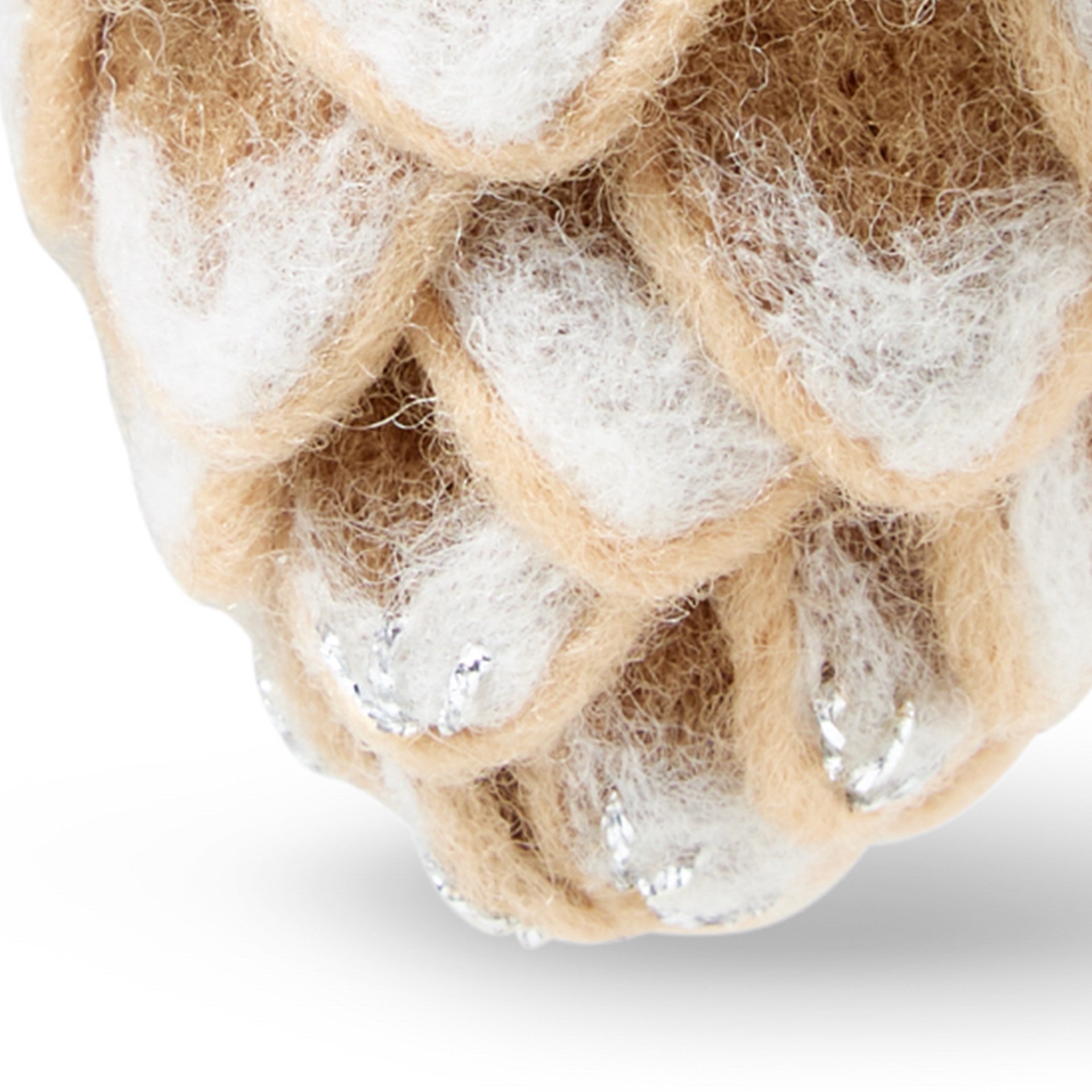 slide 5 of 9, Christmas Frosted Pinecone Ornament Felting Kit By Loops & Threads, 5 in x 2 in x 2 in