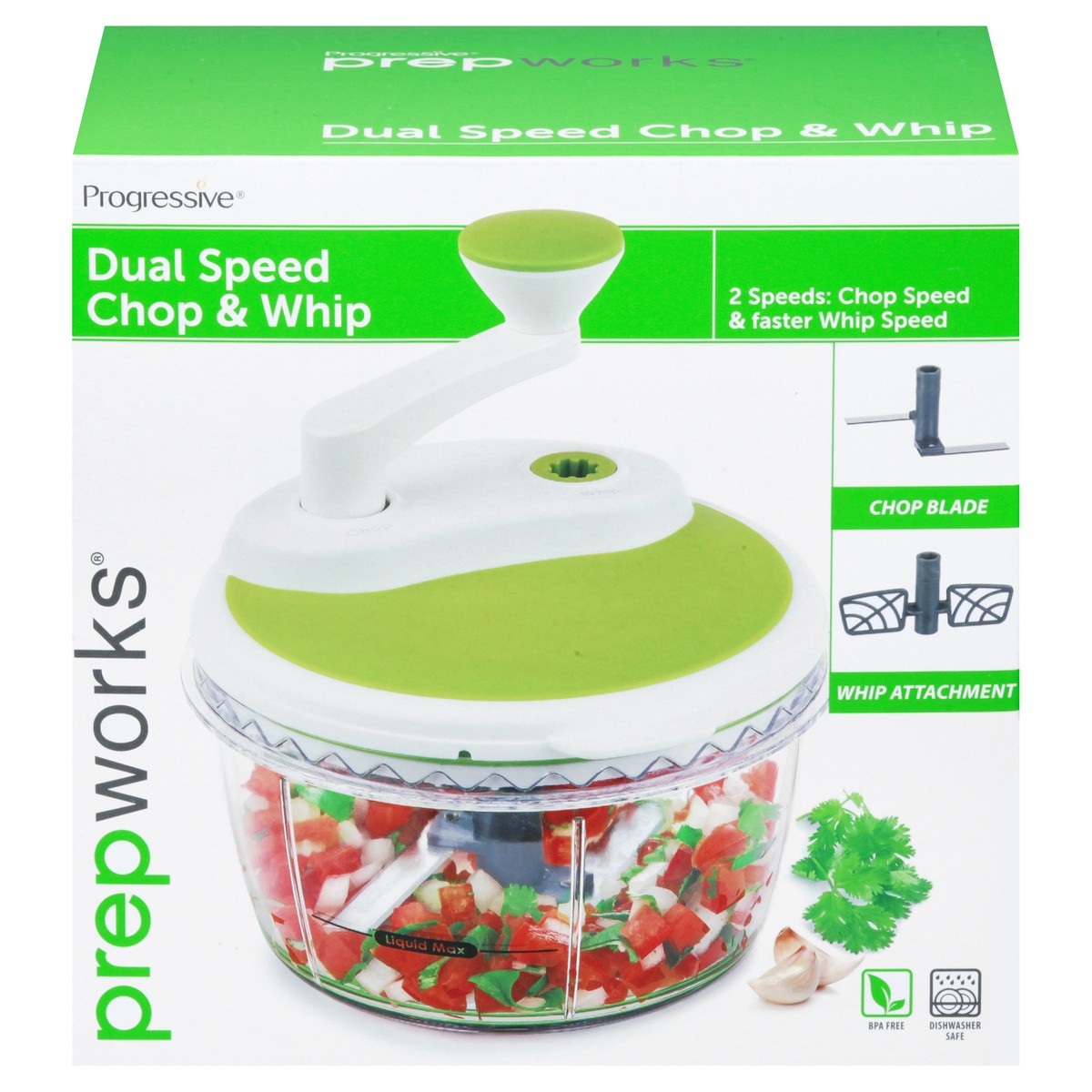 slide 1 of 8, Prepworks Progressive Dual Speed Chop & Whip, 1 ct