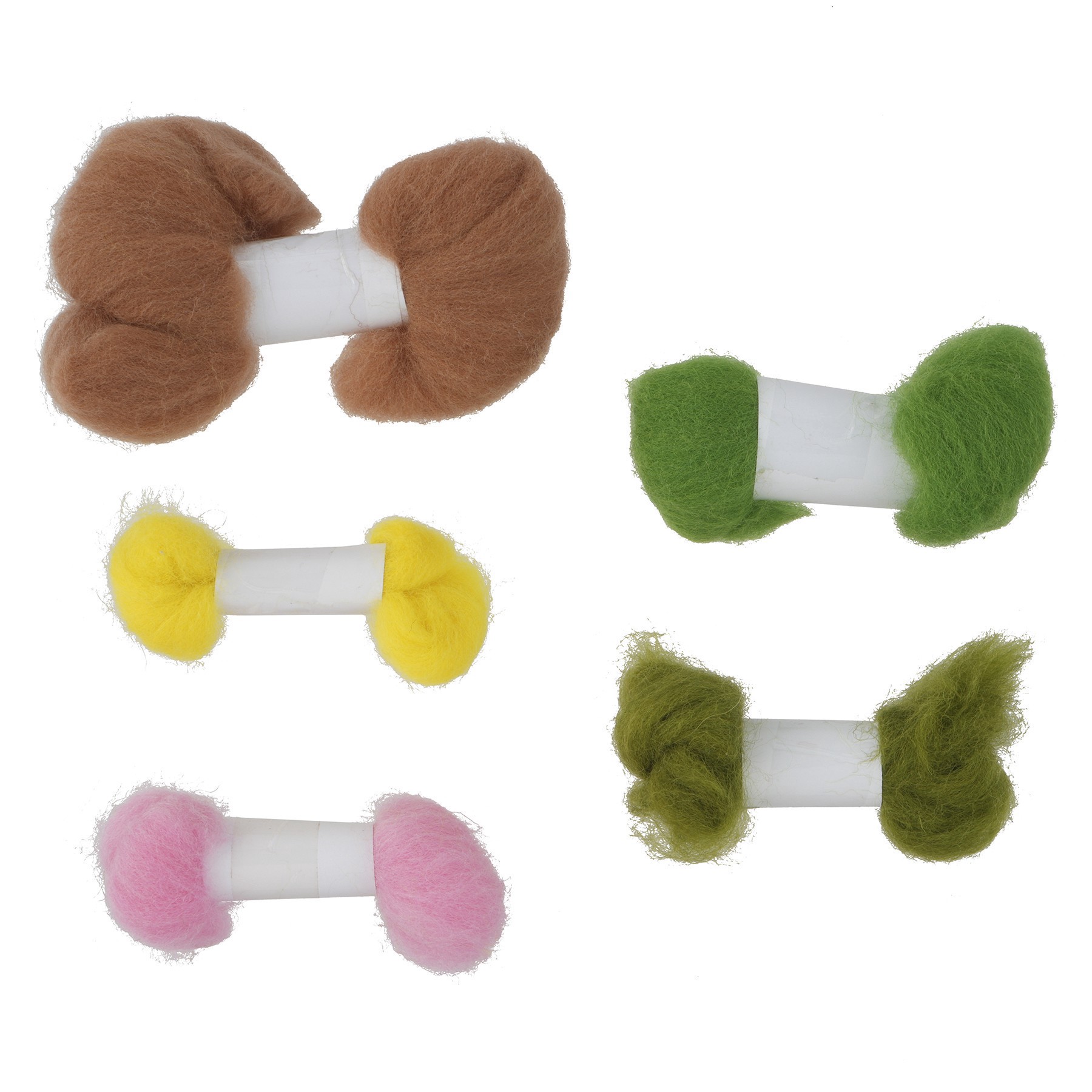 slide 2 of 4, Cactus Felting Kit By Loops & Threads, 3 in