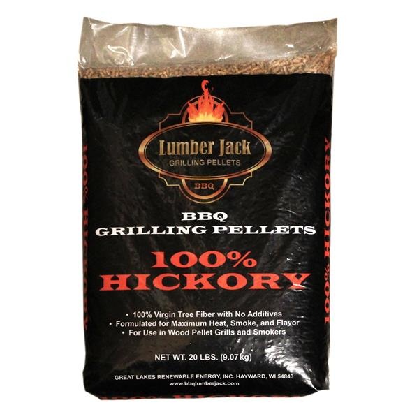 slide 1 of 1, Lumber Jack 100% Hickory BBQ Grilling Pellets, 20 lb