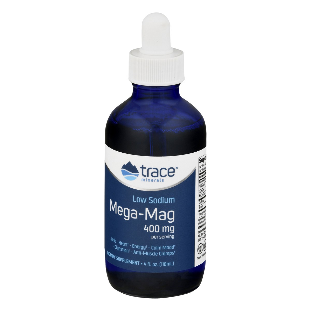 slide 11 of 12, Trace Low Sodium 400 mg Mega-Mag 4 oz, 4 oz