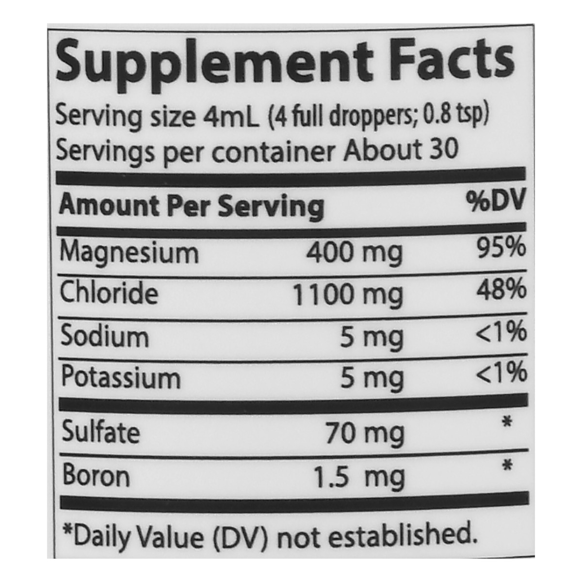 slide 7 of 12, Trace Low Sodium 400 mg Mega-Mag 4 oz, 4 oz