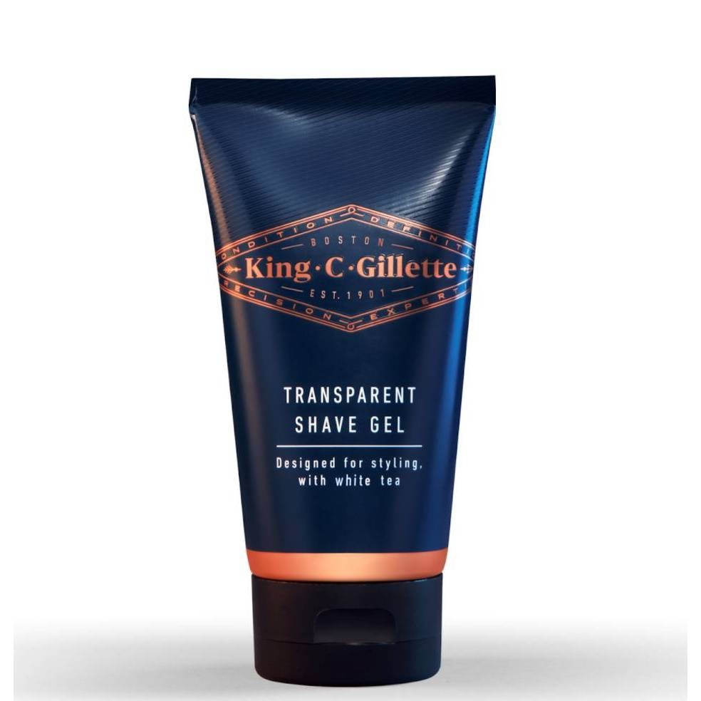 slide 1 of 6, King C Gillette Transparent Shave Gel 5 fl oz, 5 fl oz