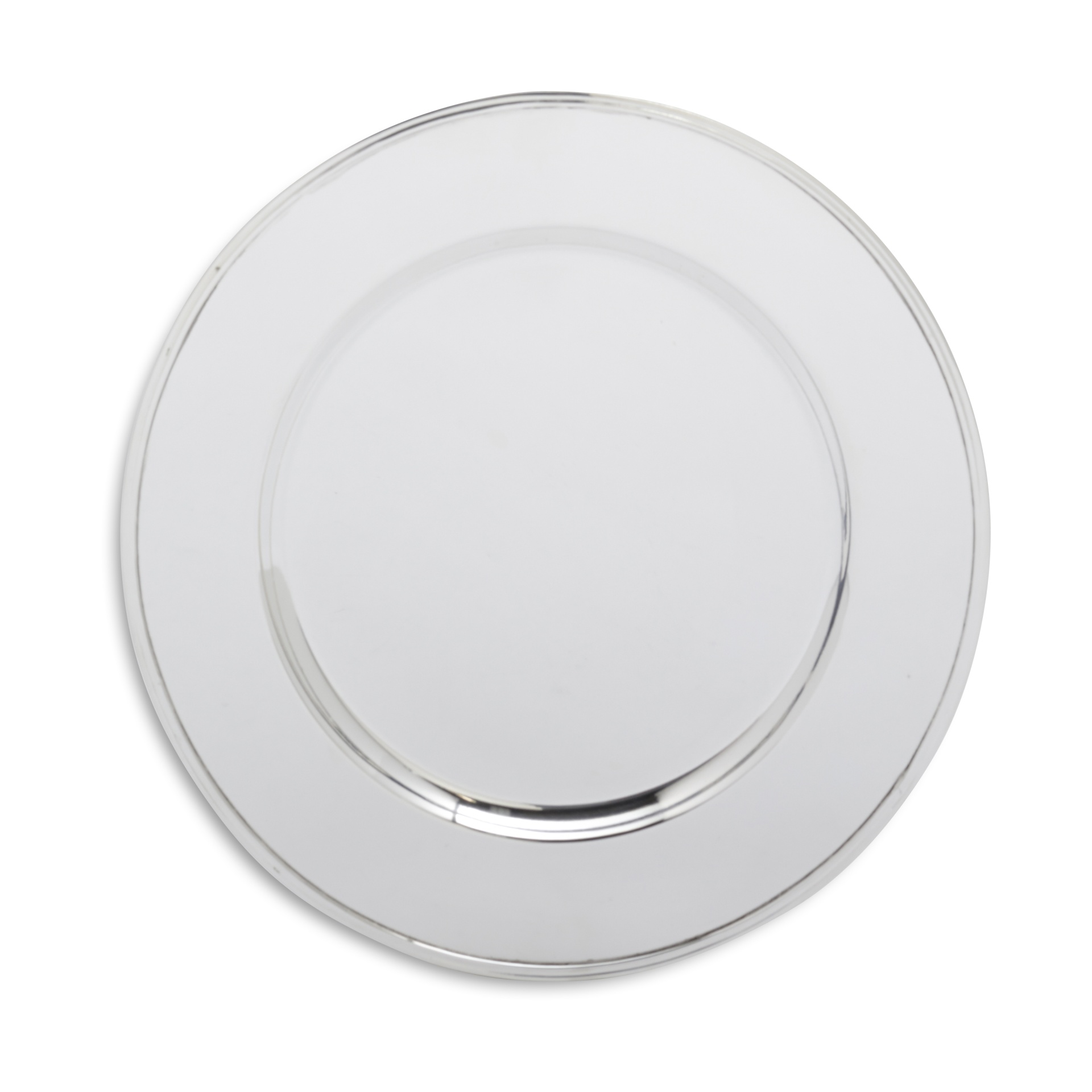 slide 1 of 1, Sur La Table The Cambridge Collection Round Charger, Silver, 1 ct