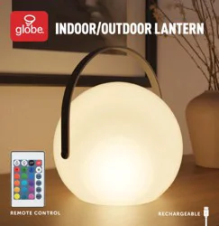 Globe Led Outdoor Portable Rgb Color Changing Sphere Lantern