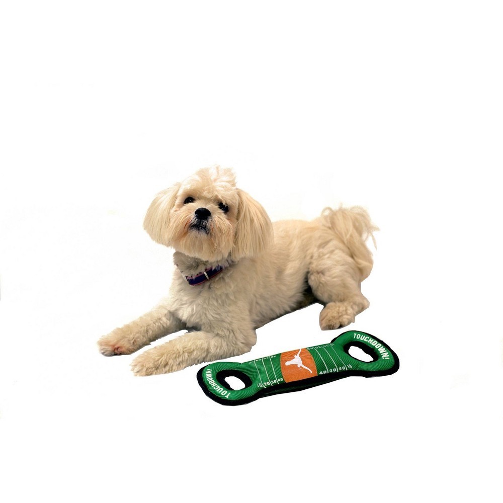 slide 4 of 4, NCAA Texas Longhorns Field Dog Toy, MED