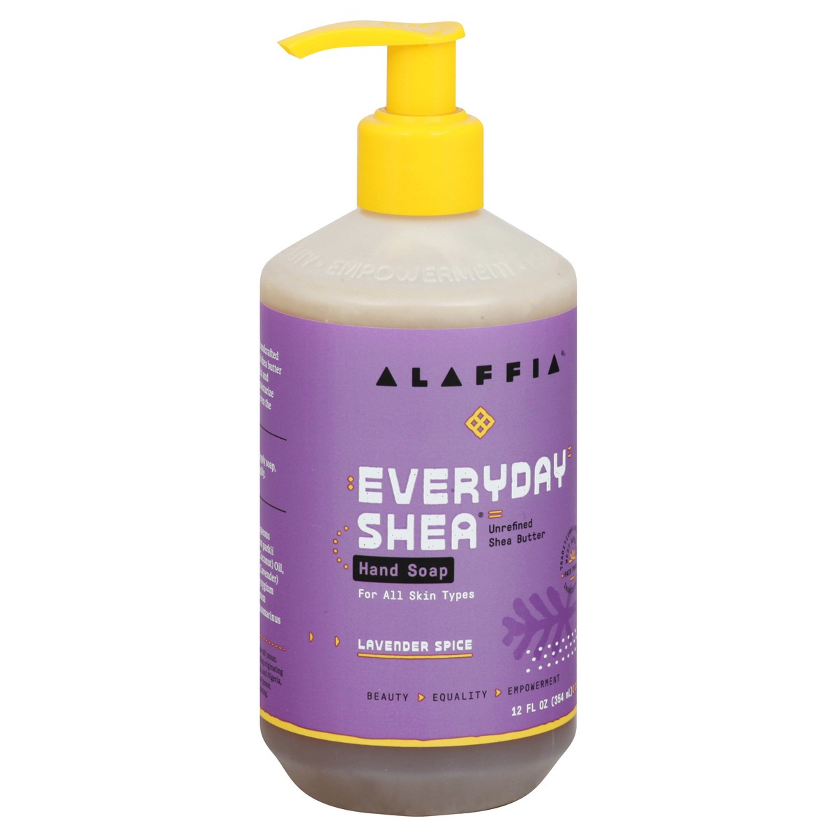 slide 3 of 12, Alaffia Lavender Spice Hand Soap 12 oz, 1 ct