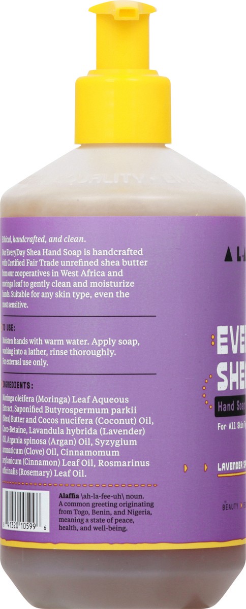 slide 10 of 12, Alaffia Lavender Spice Hand Soap 12 oz, 1 ct